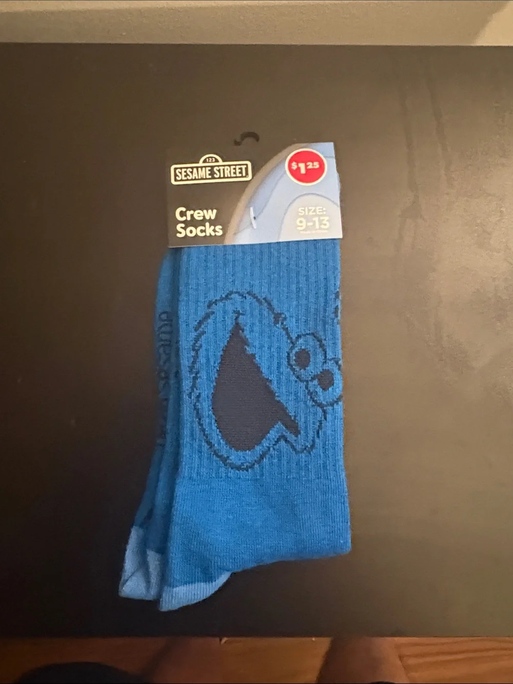 7 pair Novelty Men's Crew Socks Bundle - Baseball, Candy, Blue Motifs